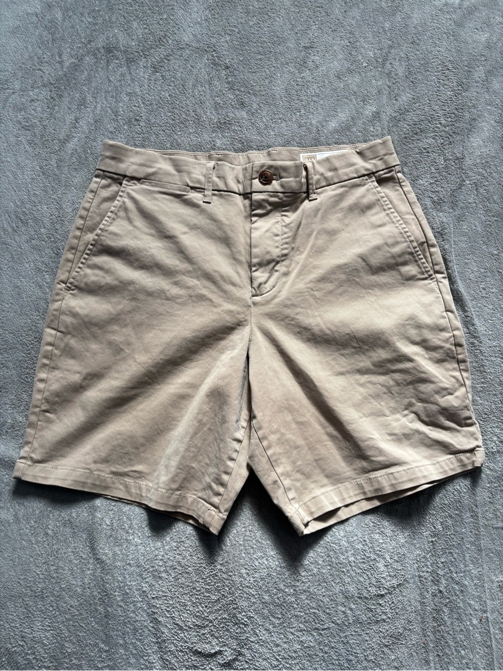 Gap Khaki Shorts Men's Size 29 Navy Blue Chino 8” Inch Pockets Outdoors Hiking